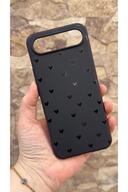 Mini Black Heart Patterned