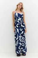 Navy Blue  Floral