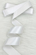White Single-Sided Satin