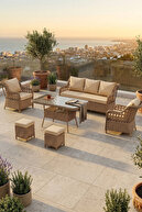 Cappuccino Rattan Cappuccino Fabric