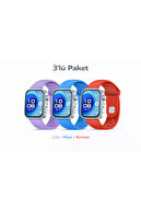 Lilac-Blue-Red