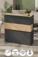 Sapphire Oak- Anthracite