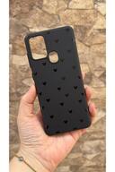 Mini Black Heart Patterned
