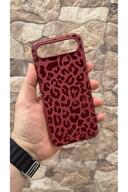 Burgundy Leopard Pattern