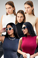 Black and White Cream Anthracite Claret Red