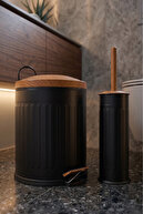 Black WOODEN COVER SET