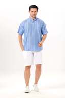 Blue White Striped