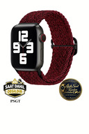 braided red black 38