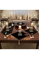 Black gemstone velvet
