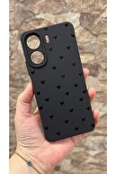 Mini Black Heart Patterned