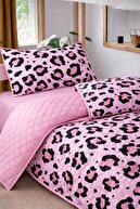 Multicolored pink-eleopard
