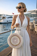 Gold ecru wicker