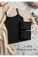 3 PIECES BLACK