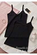 2 PIECES BLACK