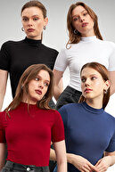 Black White Navy Blue Claret Red