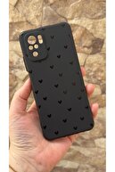 Mini Black Heart Patterned