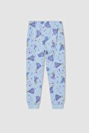 Defacto Kız Çocuk Frozen Lisanslı Pamuklu Uzun Kollu Pijama Takımı