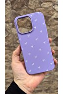 Lilac White Bow Pattern