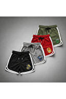 BLACK-GRAY-RED-KHAKI
