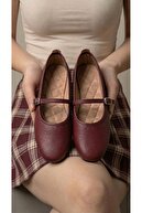 BURGUNDY LEATHER