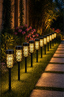 57 cm solar garden lamp with solar energy