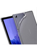Fibaks Samsung Galaxy Tab A7 Lite T220 T225 Tablet Kılıf Ekran Koruyucu Kalem Süper Silikon Şeffaf
