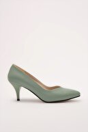 Trendyol Shoes Mint Kadın Klasik Topuklu Ayakkabı TAKAW22TO0022