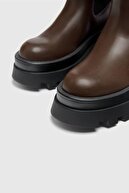 Pull & Bear Elastik Bantlı Tırtıklı Tabanlı Çizme