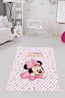 on the clouds Mickey Minnie Mouse Benekli Halı Dijital Baskı Yıkanabilir Kaymaz Taban Çocuk Odası Halısı
