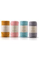 Mustard-salmon-mint-medium Grey
