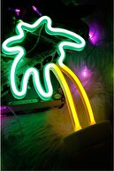Trendpoint Neon Led Işıklı Masa Lambası Dekoratif Aydınlatma Gece Lambası