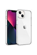 Apple Iphone 13 Mini Uyumlu Şeffaf Tam Koruyucu Silikon Kılıf Src