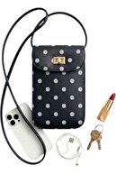 Black Light Gray Polka Dot