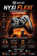 Nyxi Flexi Kablosuz Oyun Kolu Hall Effect Drift Yapmaz Çift Mod