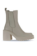 Beige Leather
