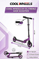 Purple Brake Scooter