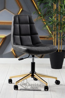 Gold foot Dark Grey Nubuck Fabric