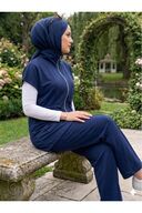 NAVY BLUE VEST SET
