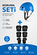 Blue New Helmet-Knee Bracket Set