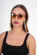 Fimo Orange Glasses