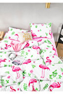 Multicolored flamingo