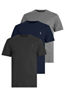 Black, navy and grey