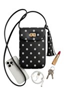 Black Light Gray Polka Dot