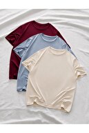 Beige+Claret Red+Blue