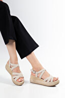 Beige suede