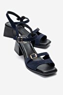 Navy Blue Suede