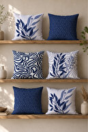 Navy Blue, White
