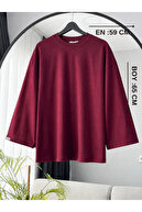 BURGUNDY T-SHIRT