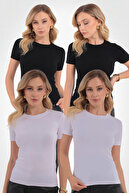 2 Black,2 White