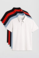 Black-Navy-Red-Ice blue-Ecru